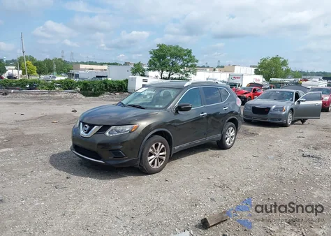 2015 Nissan Rogue Sv из США, поврежденный, VIN 5N1AT2MV3FC870194